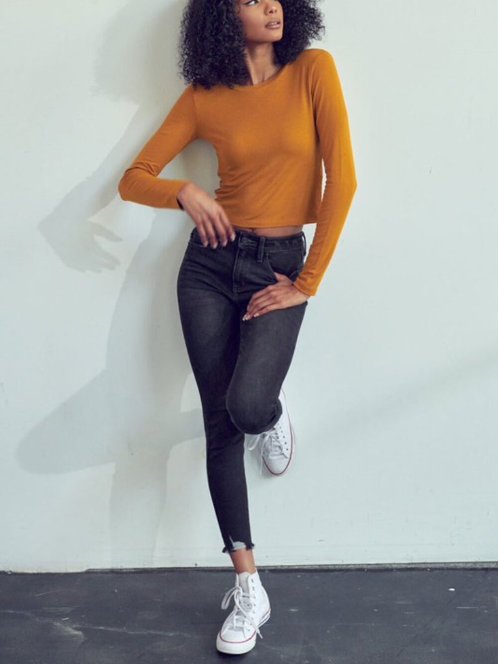 Leo High Rise Ankle Skinny Jeans